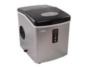 Newair AI 100SS 14.5 x 11.8 x 15 Silver Stainless Steel 28 Pound Portable Ice Maker