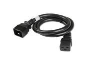 Generic 121 2639 Server Grade 250v Power Cable C20 To C19 8ft.