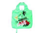 B.B.Begonia A80111921 Getaway Printed Reusable Shopping Bag 19.5 x 16.5 in. Pack Of 3
