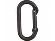 Liberty Mountain 433013 Black Oval Carabiner with 20kN Strength