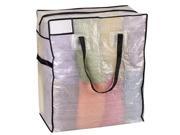 Home Essentials 2620 Storage and Organization Tote Bag with Black Trim Medium