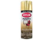 Krylon Division 1708 12 Oz Brass Metallic Spray Paint Pack of 6