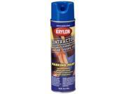 Krylon Division 7315 15 Oz APWA Blue Water Based Contractor Marking Spray Paint Pack of 6