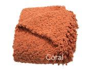 Woven Workz 051 061 Betsy Throw Coral