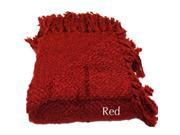 Woven Workz 018 017 Marion Throw Red