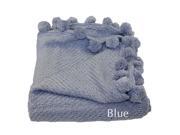 Woven Workz 087 004 Jubilee Throw Blue