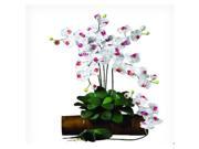 Nearly Natural 2044 WH 12 31.5 in. H White Phalaenopsis Stem Set of 12