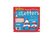 Eureka EU 487215 Dr Seuss 4 In Red White Letters Punch Out Reusable