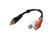 Generic 190 0321 6 RCA Male To RCA Female Y Cable