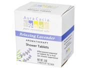 AURA tm Cacia 0414383 Aromatherapy Shower Tablets Relaxing Lavender 3 Tablets