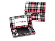 DecalGirl N3DS PLAID RED Nintendo 3DS Skin Red Plaid
