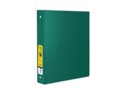 Bazic Products 4132 12 1.5 in. Green 3 Ring Binder with 2 Pockets