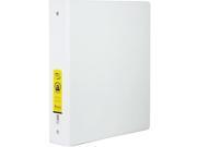 Bazic Products 3138 12 1.5 in. White 3 Ring Binder with 2 Pockets Case of 12