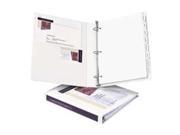 Avery Consumer Products AVE09900 Slant Ring View Binder 5in. Capacity 8 .50in.x11in. Black