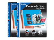 Bazic 3130 48 .50 in. Poly 3 Ring Presentation View Binder with Pocket Pack of 48