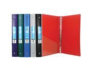 Bazic 3132 48 1 in. Matte Color Poly 3 Ring Binder with Pocket Pack of 48