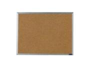 Aarco AB3648 36 x 48 Inch Economy Series Aluminum Frame Corkboard