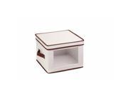 Honey Can Do SFT 02062 Natural Canvas Small Window Storage Box