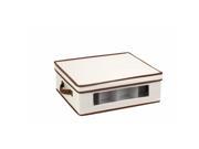 Honey Can Do SFT 02066 Natural Canvas Large Window Storage Box