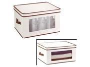 Honey Can Do SFT 02067 Natural Canvas Large Window Storage Chest