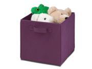 Honey Can Do 4 Pack Non Woven Foldable Cube Purple SFTZ01763