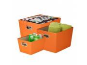 Honey Can Do SFTZ03591 Orange Tote Kit