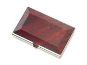 Aeropen International CC 61 Red Marbleized Brass Card Case