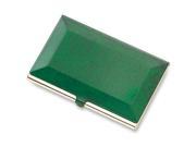 Aeropen International CC 62 Green Marbleized Brass Card Case