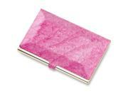 Aeropen International CC 65 Pink Marbleized Brass Card Case