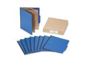 Acco 15663 Presstex Colorlife Classification Folders Ltr 6 Section Dk Blue 10 box