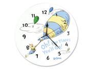 Trend Lab 30377 Wall Clock Dr. Seuss Blue Oh The Places You Ll Go