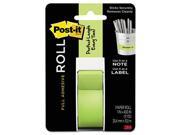 Post It 2650 G Full Adhesive Label Roll 1 x 400 Green 1 Roll