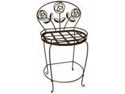 Plastec Products PS1018BK Rose Garden Plant Chair