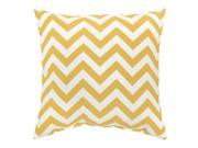Greendale Home Fashions OC4803S2 ZIGZAG Outdoor Accent Pillows Set of Two Yellow Zig Zag