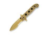Columbia River Knife Tool CRM21 14DSFG M21 Special Forces Desert Tan G10 Handle Comboedge