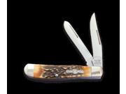 BearSons GS07 2 Blade Genuine Stag Horn Trapper