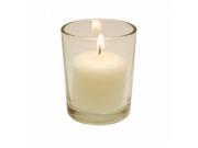 JH Specialties Inc. 30784 12 Clear Votive Holders with 72 10 Hour Votives