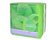 Seventh Generation 0772673 Ultra Thin Pads with Wings Overnight 14 Pads Case of 12 14 Pack
