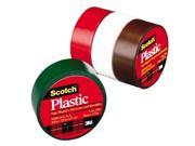 3m 6 Count .75in. X 125in. Scotch Clear Plastic Tape 190CL Pack of 6