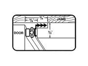 M d Products 36in. X 84in. Beige Magnetic Door Weather Strip 47002 Pack of 6