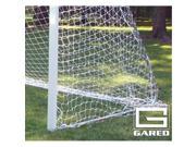 Gared Sports SN824 4W 8 ft. x 24 ft. Soccer Net 4 MM White