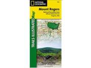 National Geographic TI00000786 Map Of Mount Rogers National Recreation Area Virginia