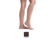 Juzo 2002AD53 I Soft Knee 30 40 mmHg Compression Stocking with Regular Length Open Toe Size I Chocolate