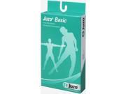 Juzo 4410AGSB10 III Basic Thigh Highs with Silicone Border 15 20 mmHg Open Toe Silicone Black