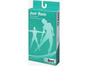Juzo 4410AGSB10 IV Basic Thigh Highs with Silicone Border 15 20 mmHg Open Toe Silicone Black