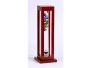 G.W. Schleidt YG824 C 15 in. Multicolor Galileo in Cherry Finish Square Wood Stand