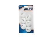 Franklin Sports 2023 6 Pack White 1 Star Table Tennis Balls