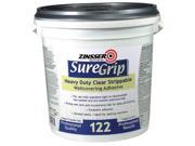 Rustoleum 02881 1 Gallon Heavy Duty Clear Strippable Wallcovering Adhesive Pack of 4