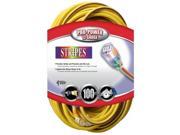 Coleman Cable 50ft. Yellow Purple 12 3 Outdoor Extension Cord 02548 22