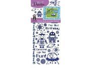 Hot Off The Press HOTP1907 Stickers Robot Rocketship